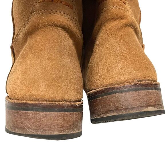 BUSSOLA Sevilla Suede Leather Moto Strap Boots 38 - Picture 11 of 11